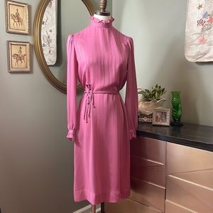 Vintage Midi long sleeve dress